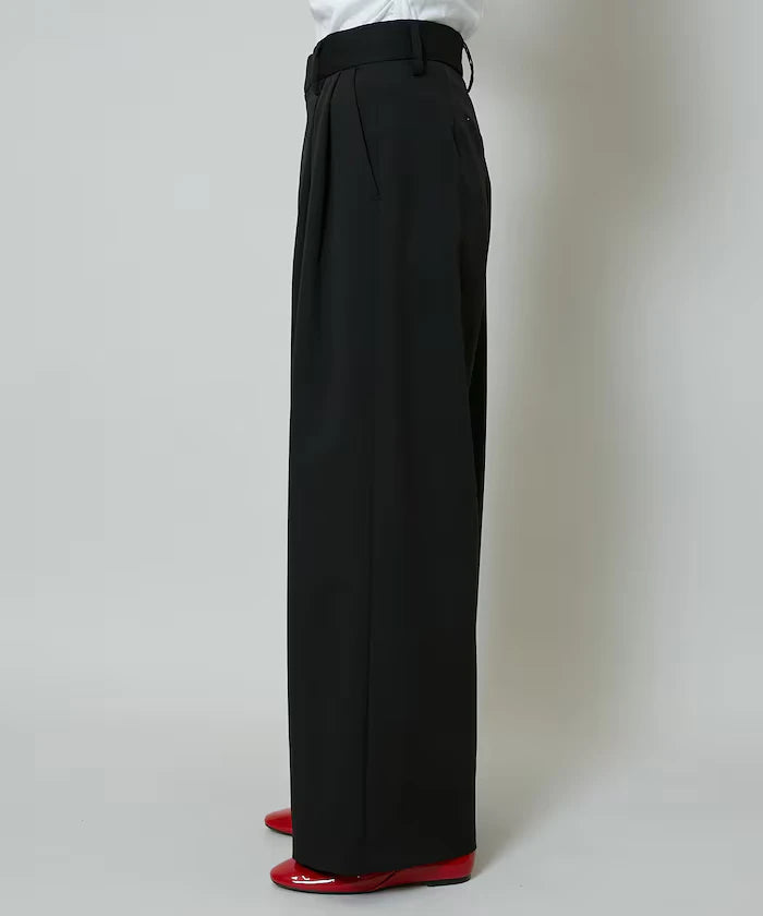 2-pleat slacks pants limited edition