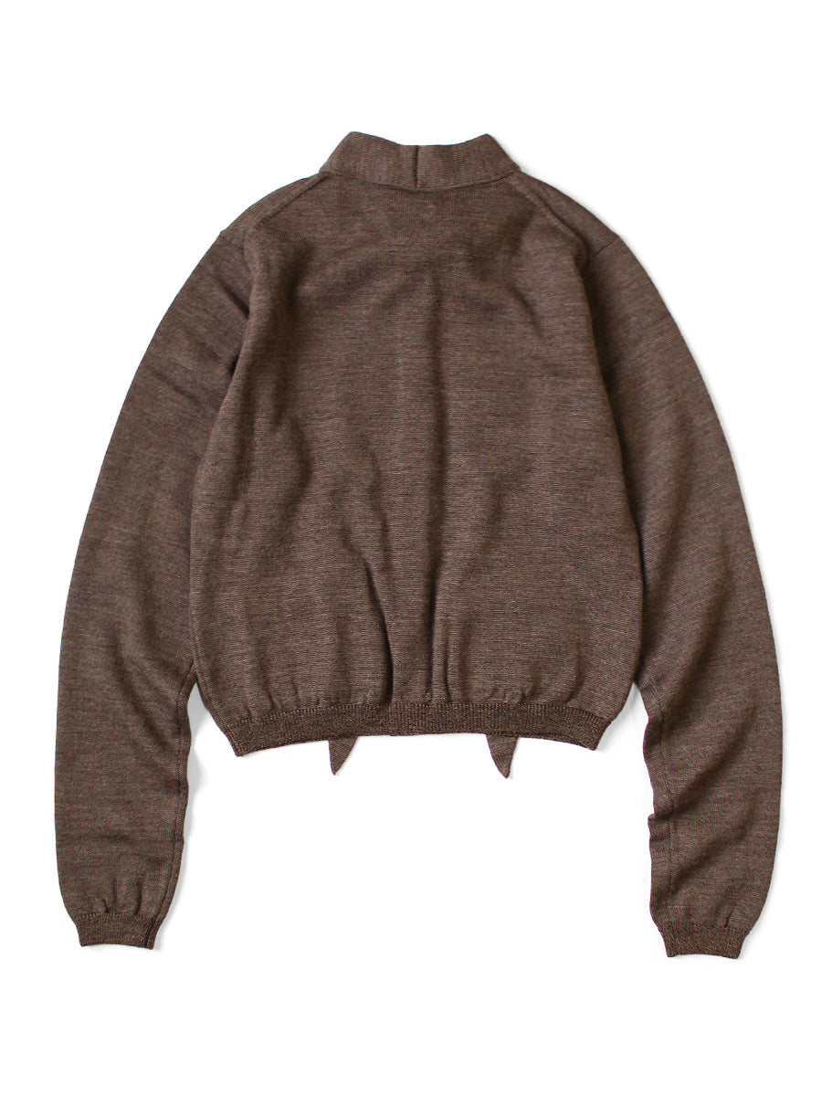 12G Knit Bow Tie Cardigan (L's)