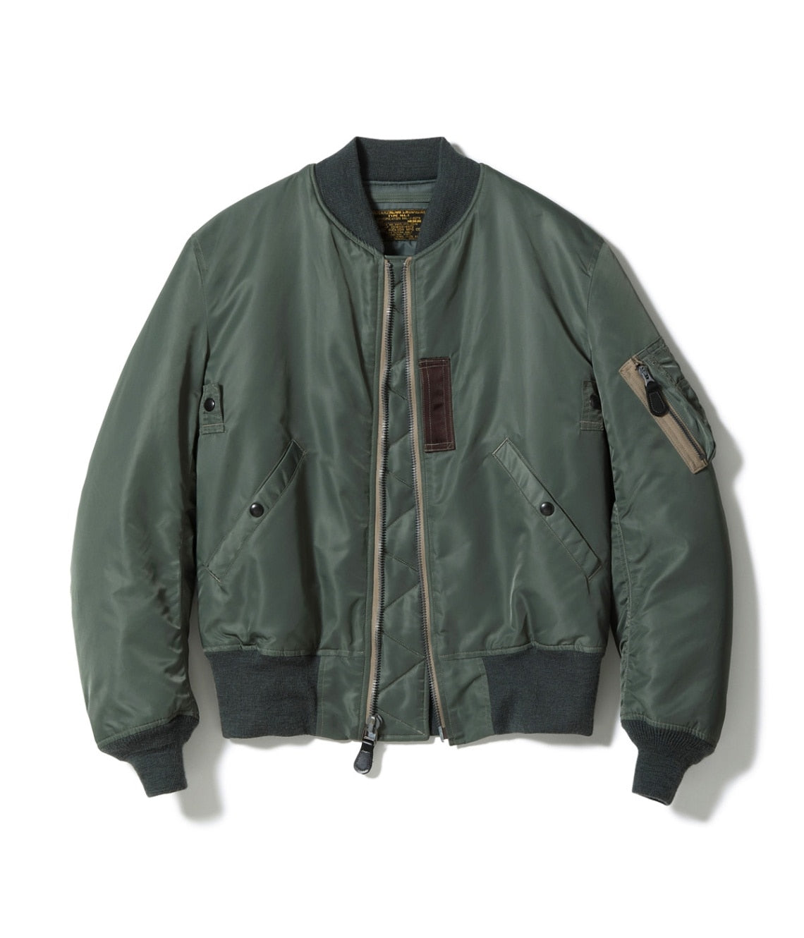 Type MA-1 SLENDER ORIGINAL SPEC. ���BUZZ RICKSON MFG. CO.���