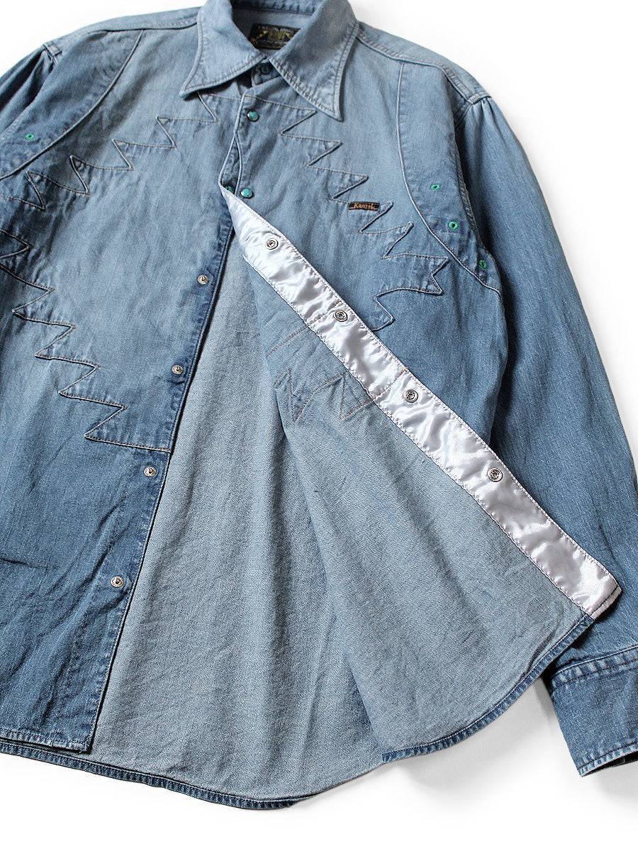 8oz Denim Thunderbird Husky Western Shark...
