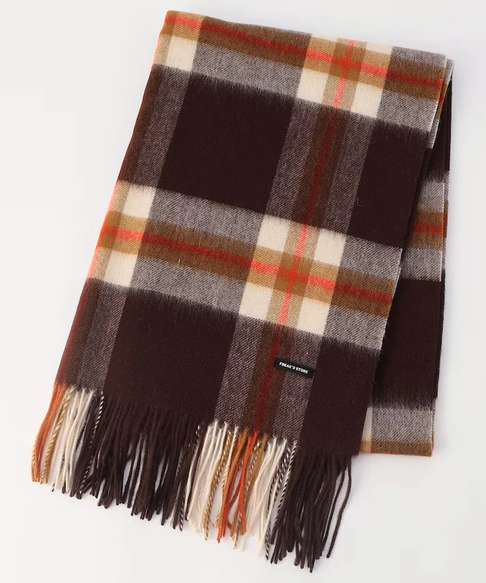 Wool Check Scarf