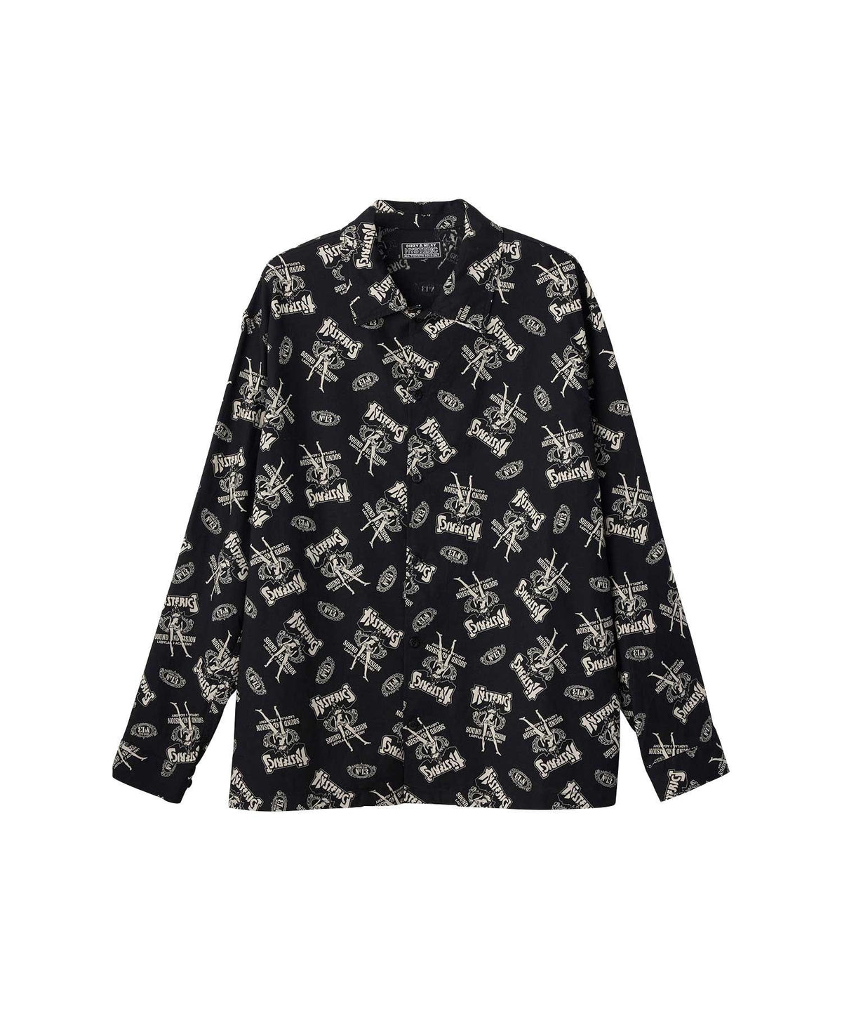 Bad Ass Whisky Pattern Flat Color Shirt