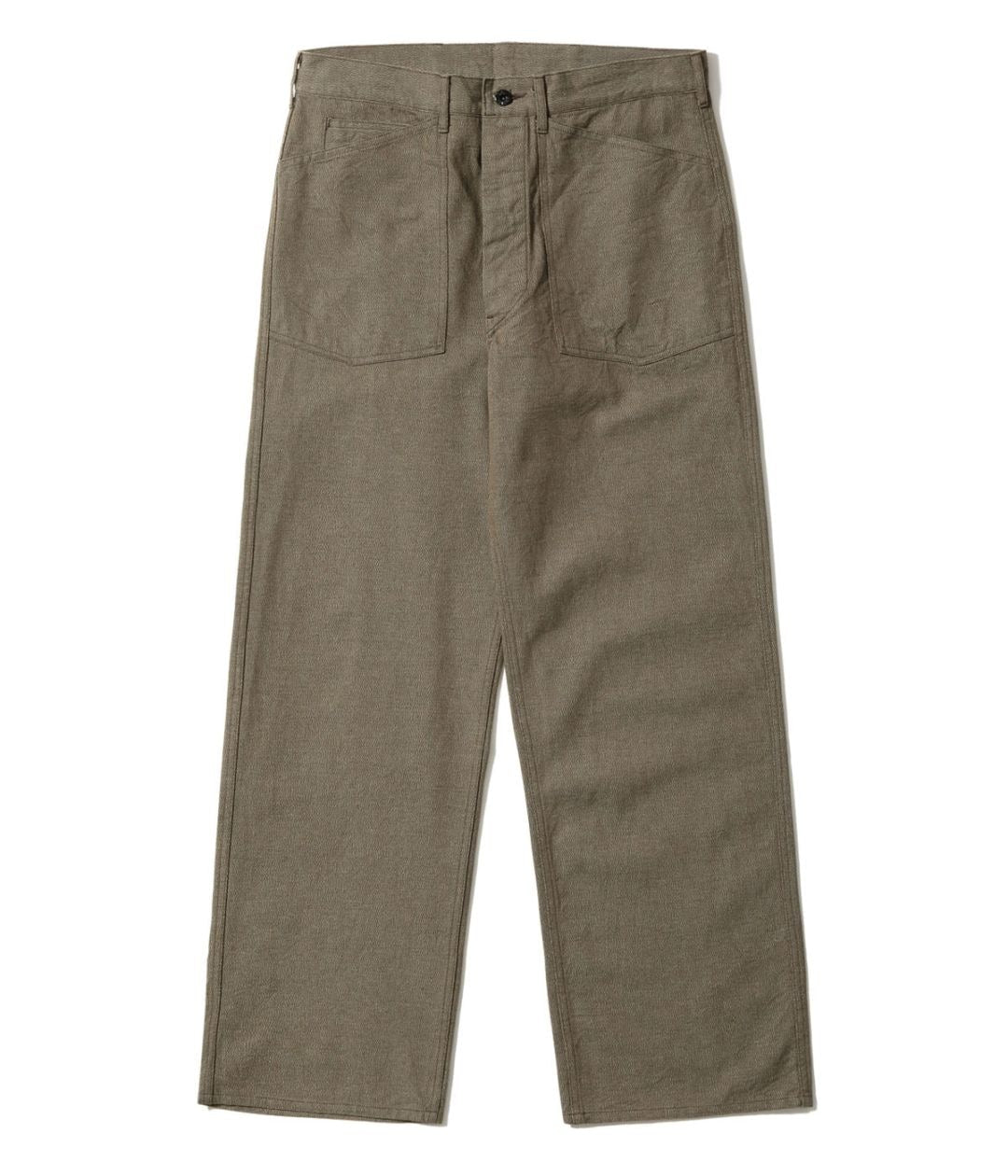 TROUSERS, WORKING, BROWN DENIM