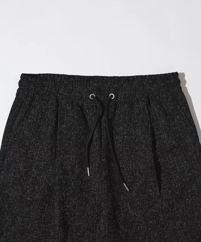Dry Touch Summer Tweed Spindle Easy Wide Pants