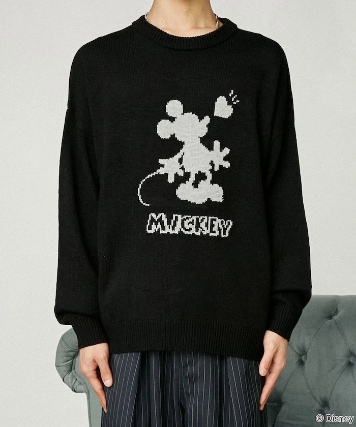 Limited Edition 'DISNEY MICKEY MOUSE' SHADOW KNIT