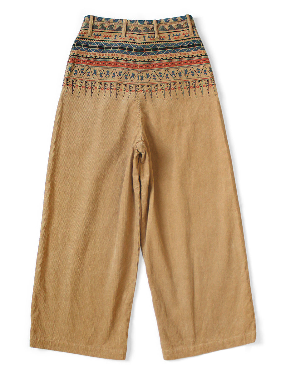 14W Corduroy Tapered Baggy Pants (Town Class...