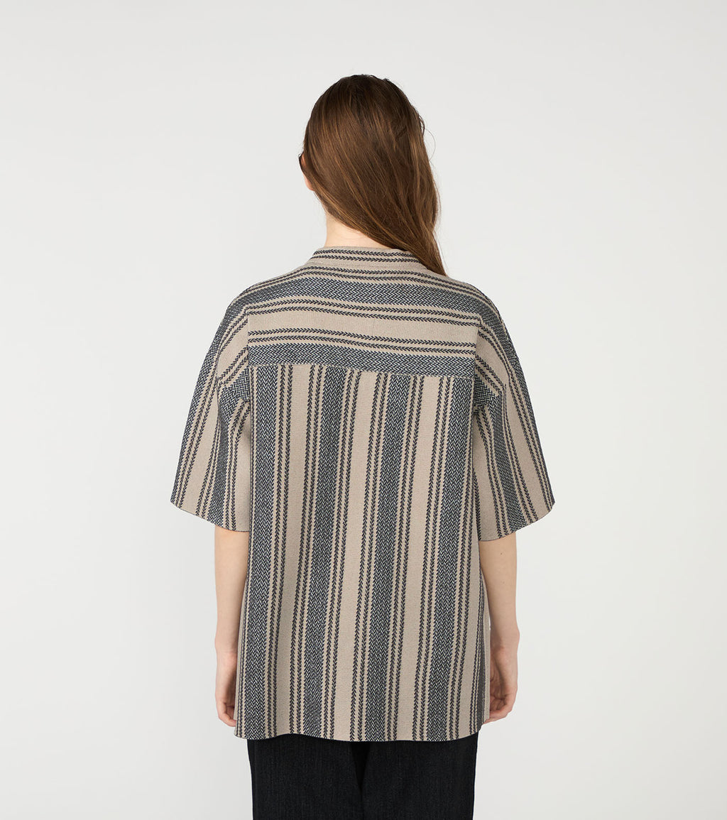 S/S Knit Shirt Jacket