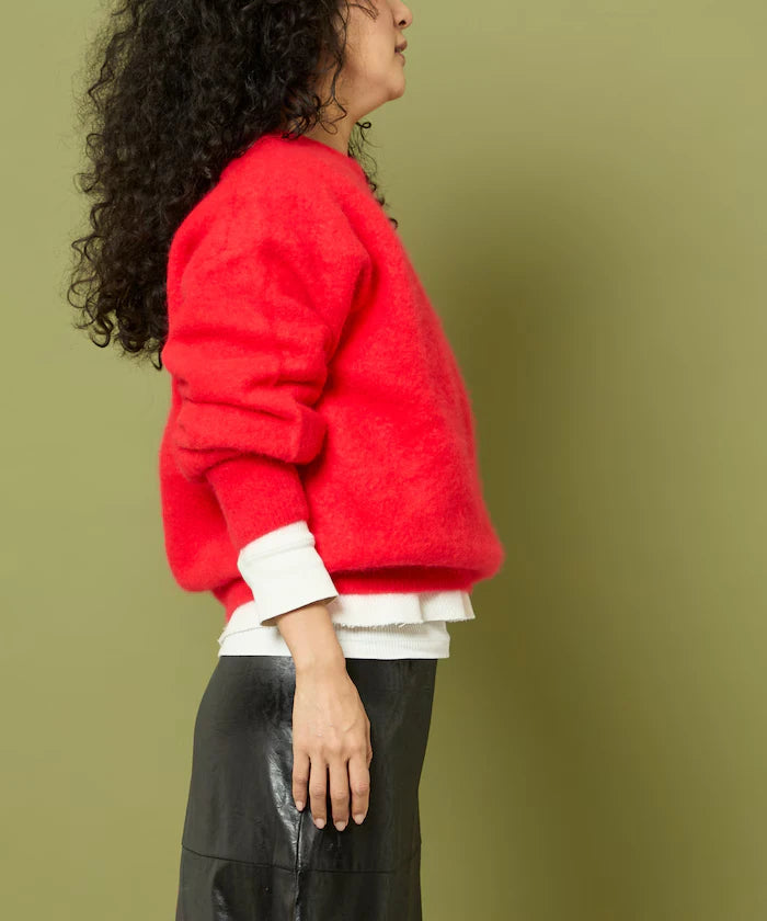Fluffy Knit Pullover
