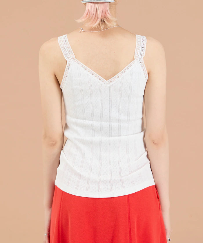 Eyelet Lace V-Neck Camisole