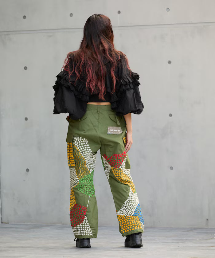 Vintage Hand-Stitched Remake Military Pants