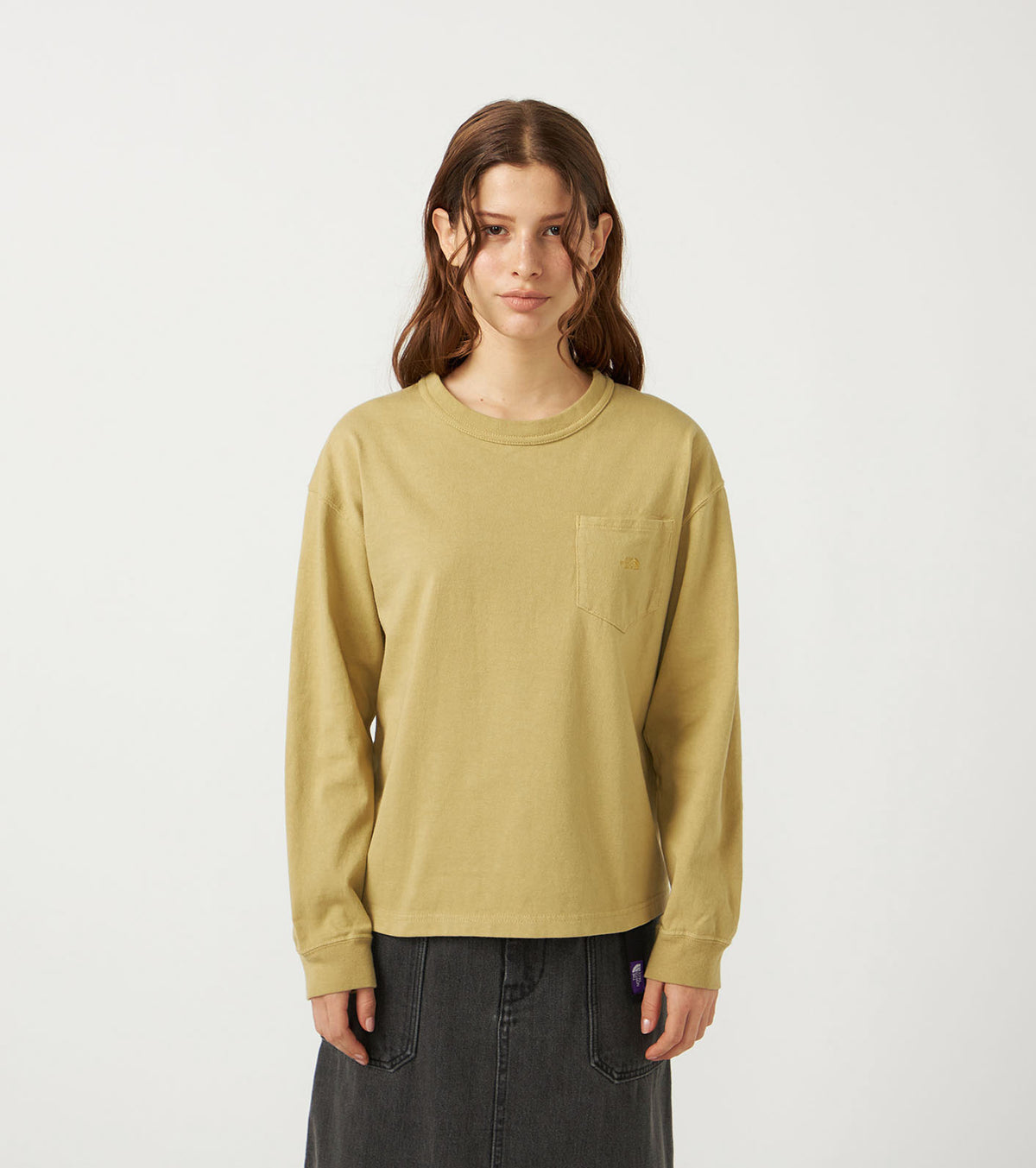 8oz Field Long Sleeve Pocket Tee