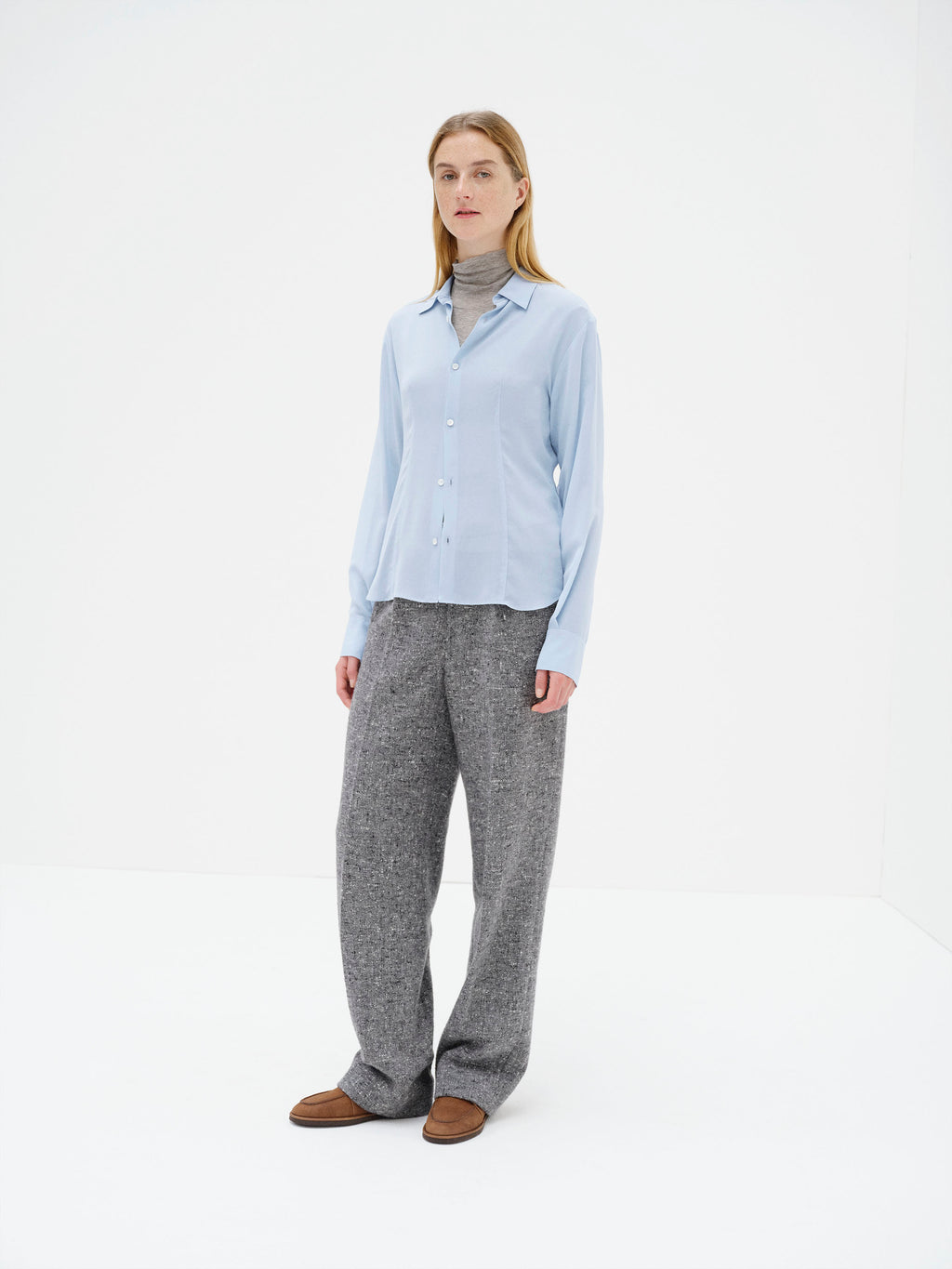 AIRY SILK GEORGETTE SHIRT