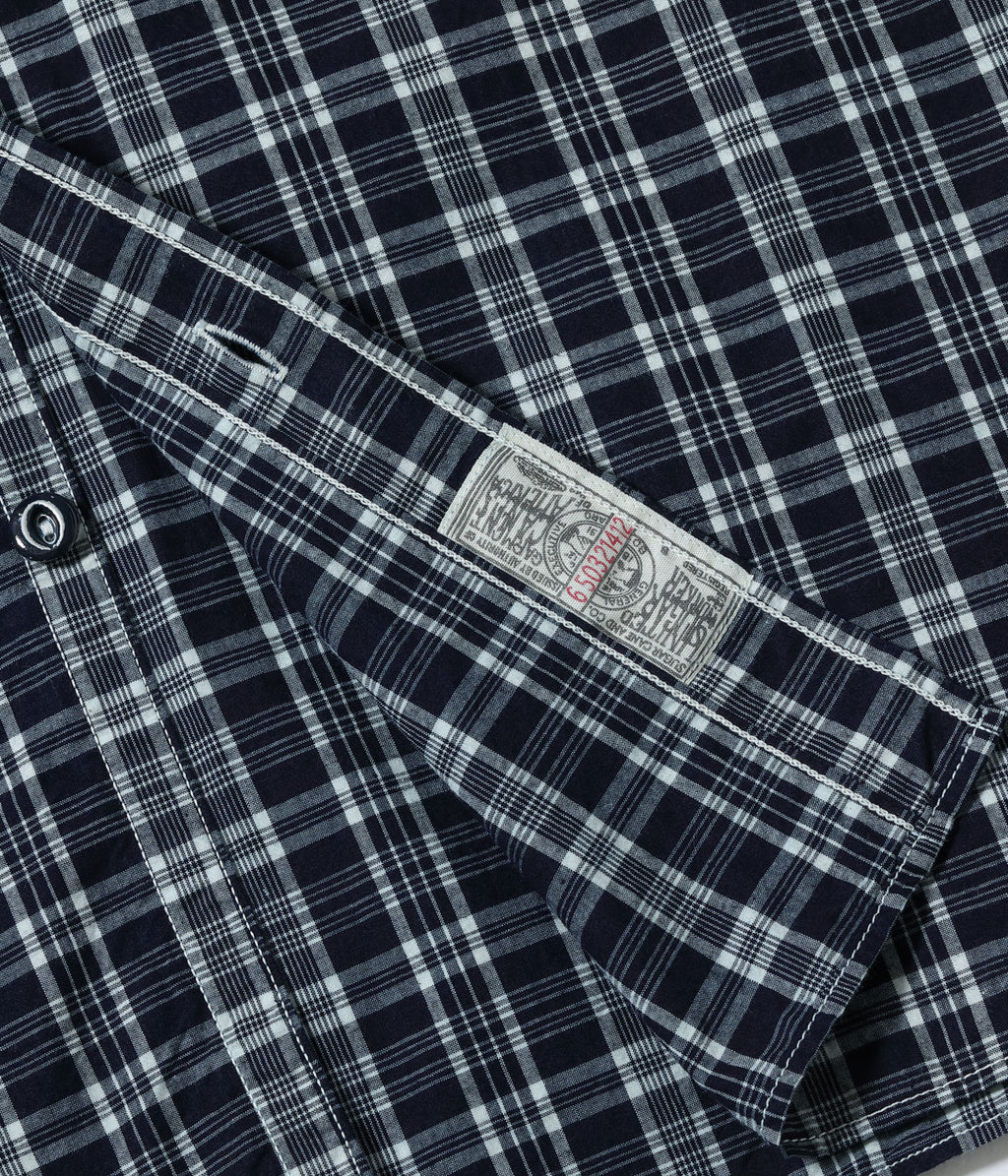 Fiction Romance 4oz. Indigo Check Work Shirt