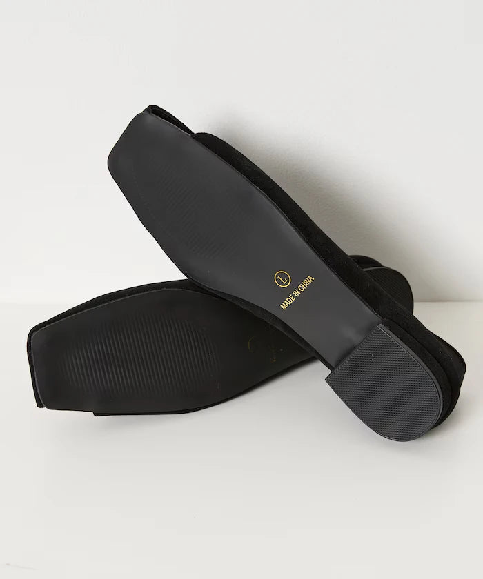 Slit Square Shoes