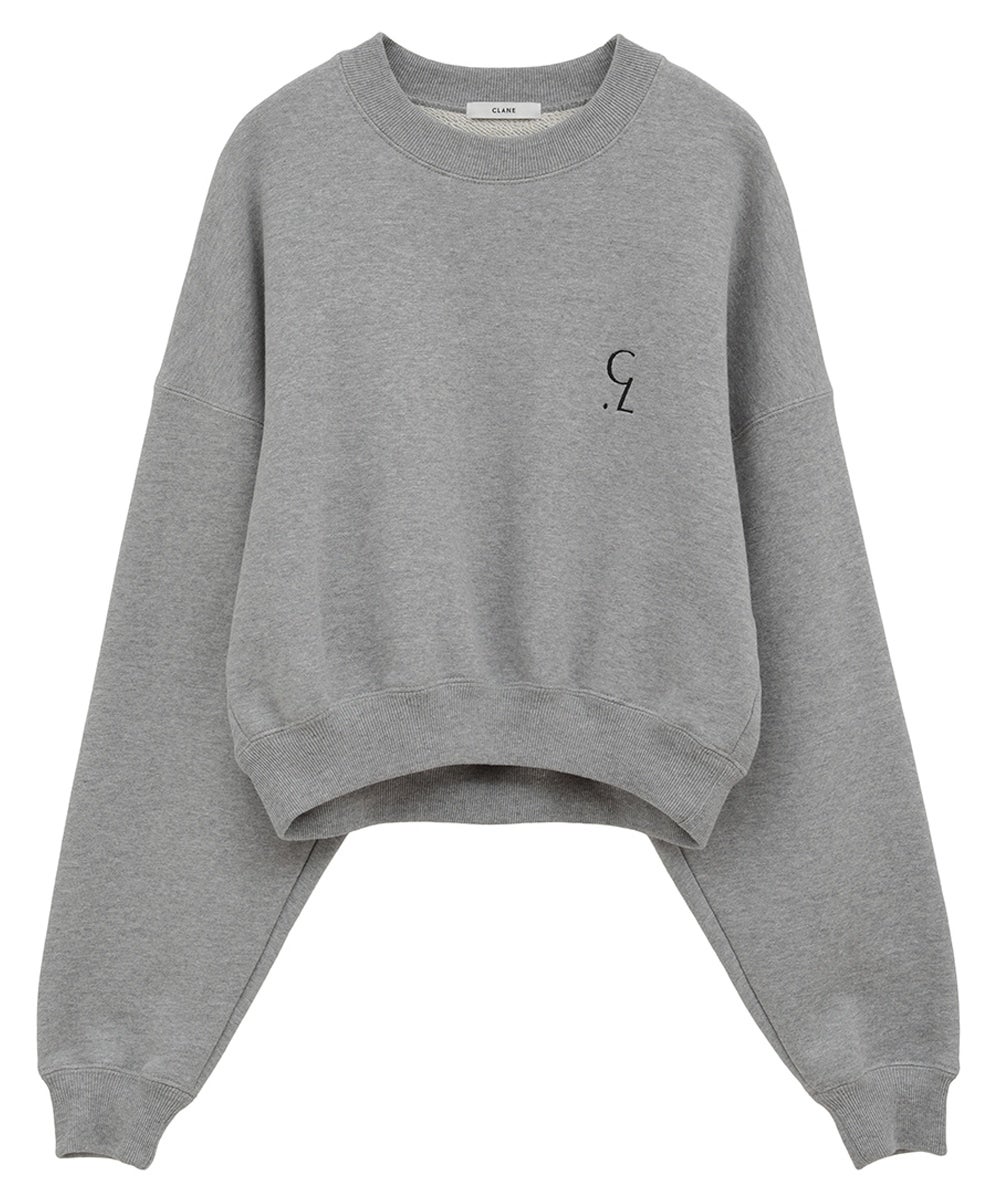 LOGO SHORT SWEAT TOPS