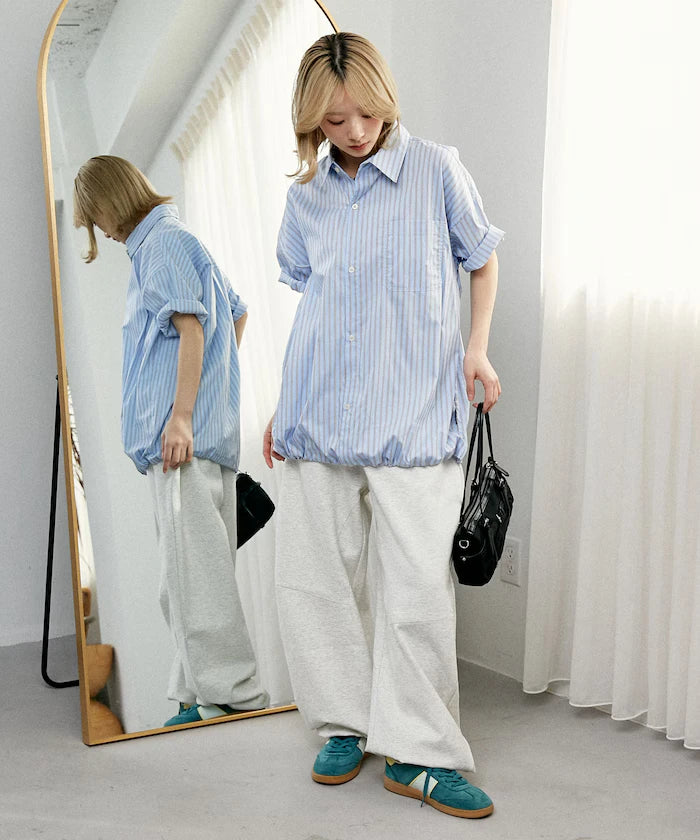 LOVE POP STUDIO Regular Color Half Sleeve Shirt Limited Edition