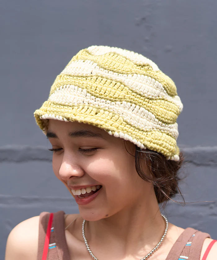 Wave Hand-Woven Knit Hat
