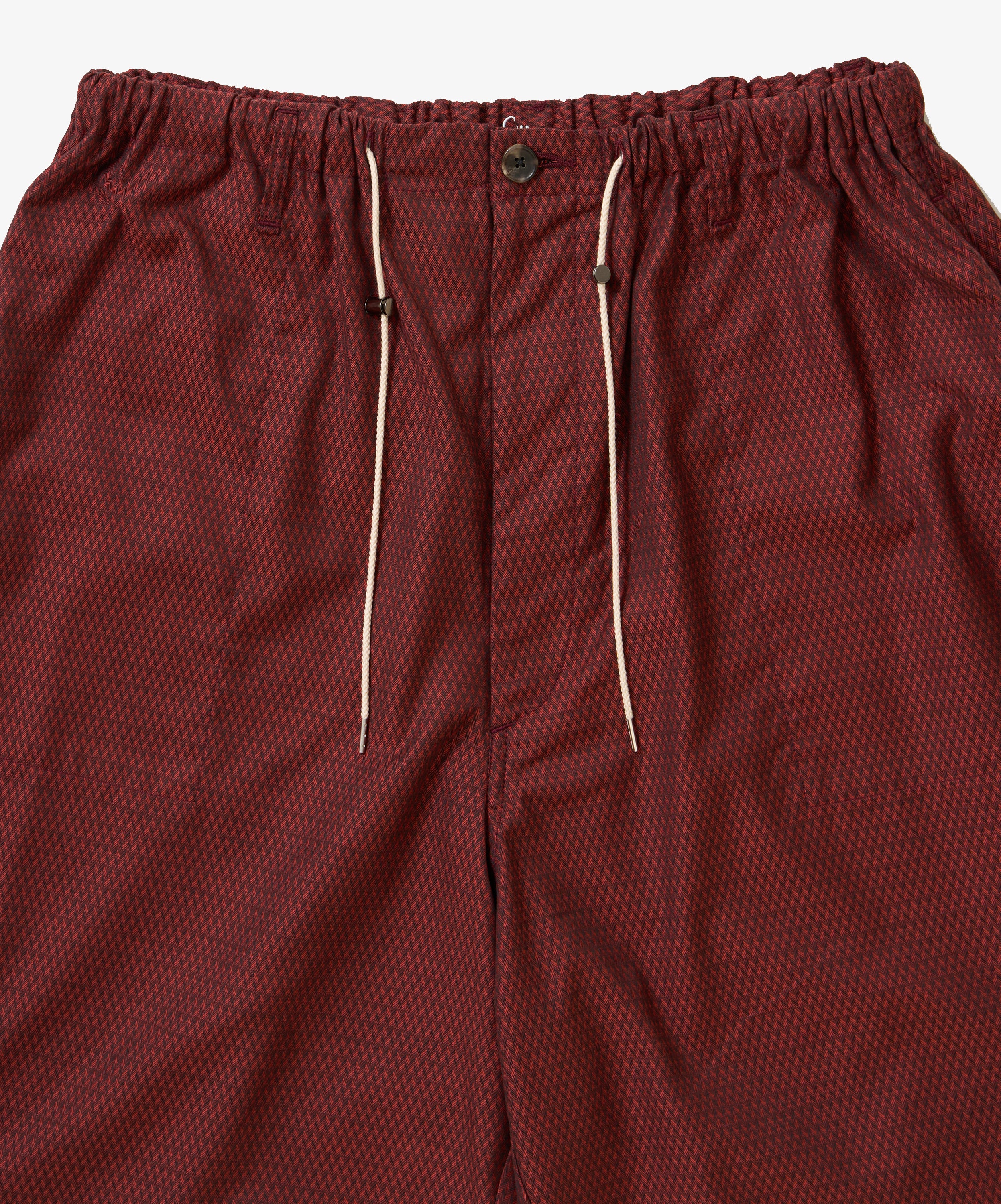 banshu ori circular fatigue short pants wine