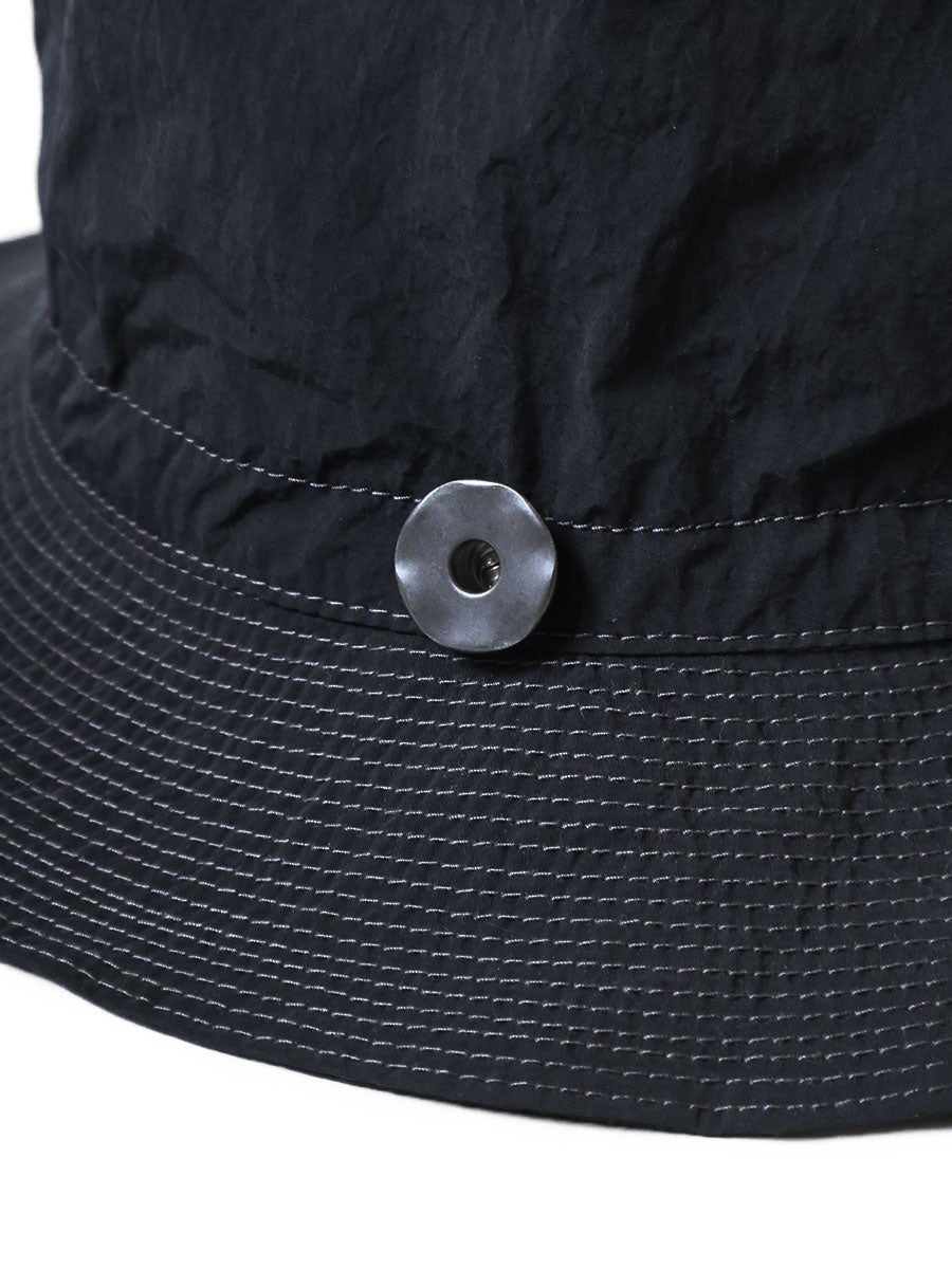 Nylon KONBU processing Pork Pie CAMP-HAT