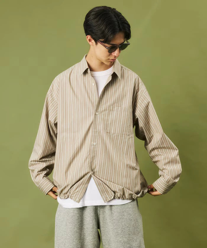 FREAK'S STORE for BEACH & FES Typewriter Spindle Regular Collar Shirt