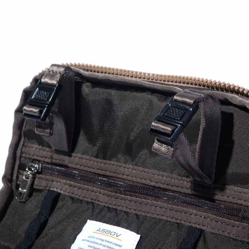 EXCLUSIVE BALLISTIC NYLON - ROUND POUCH GOLF SERIES/BLACK