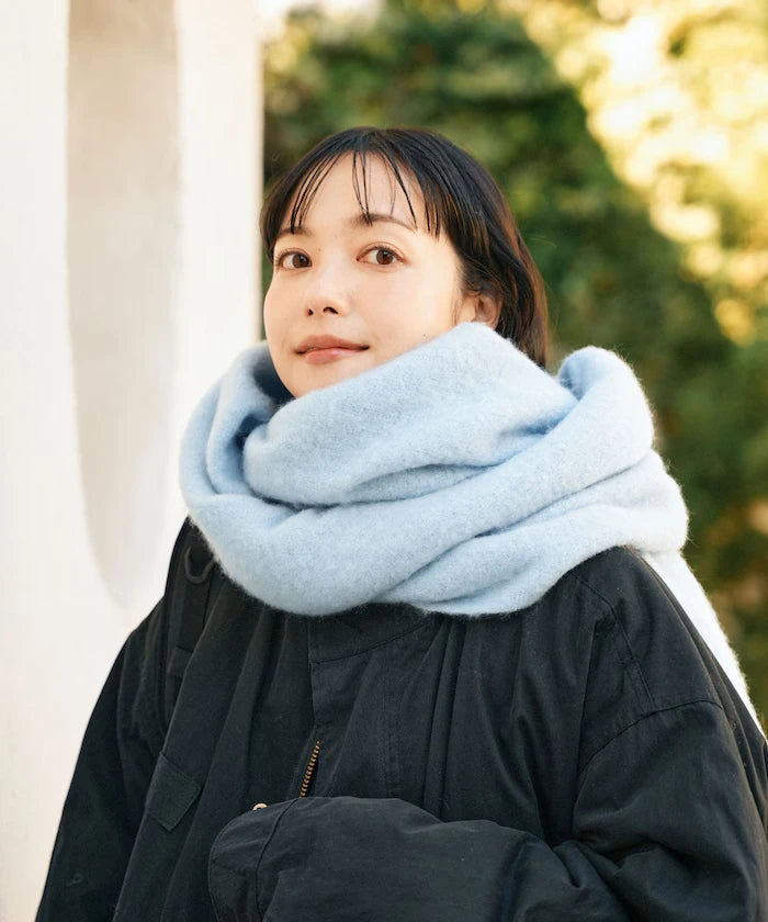 Volume Fringe Scarf