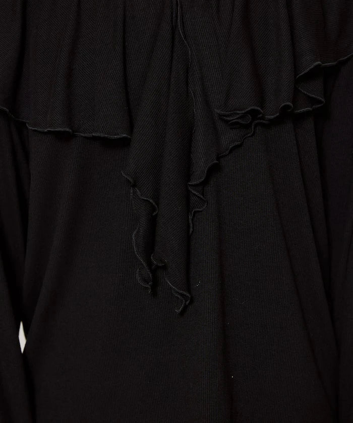 Collar Frill Ribbed Cut Sew Limited Edition