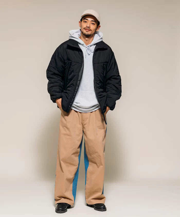 PRIMALOFT PUFF JACKET / Primaloft Stand Collar Puff Jacket / Insulated Blouson