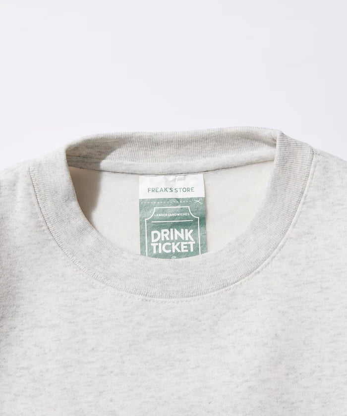 LANDER SANDWICHES×FREAK'S STORE/ Lander Limited Edition Big Silhouette Back Print Crewneck Sweat 【Limited Release】