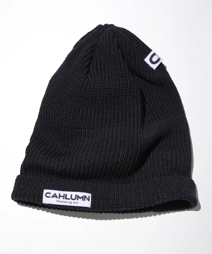 Cotton Linen Roll Knit Cap