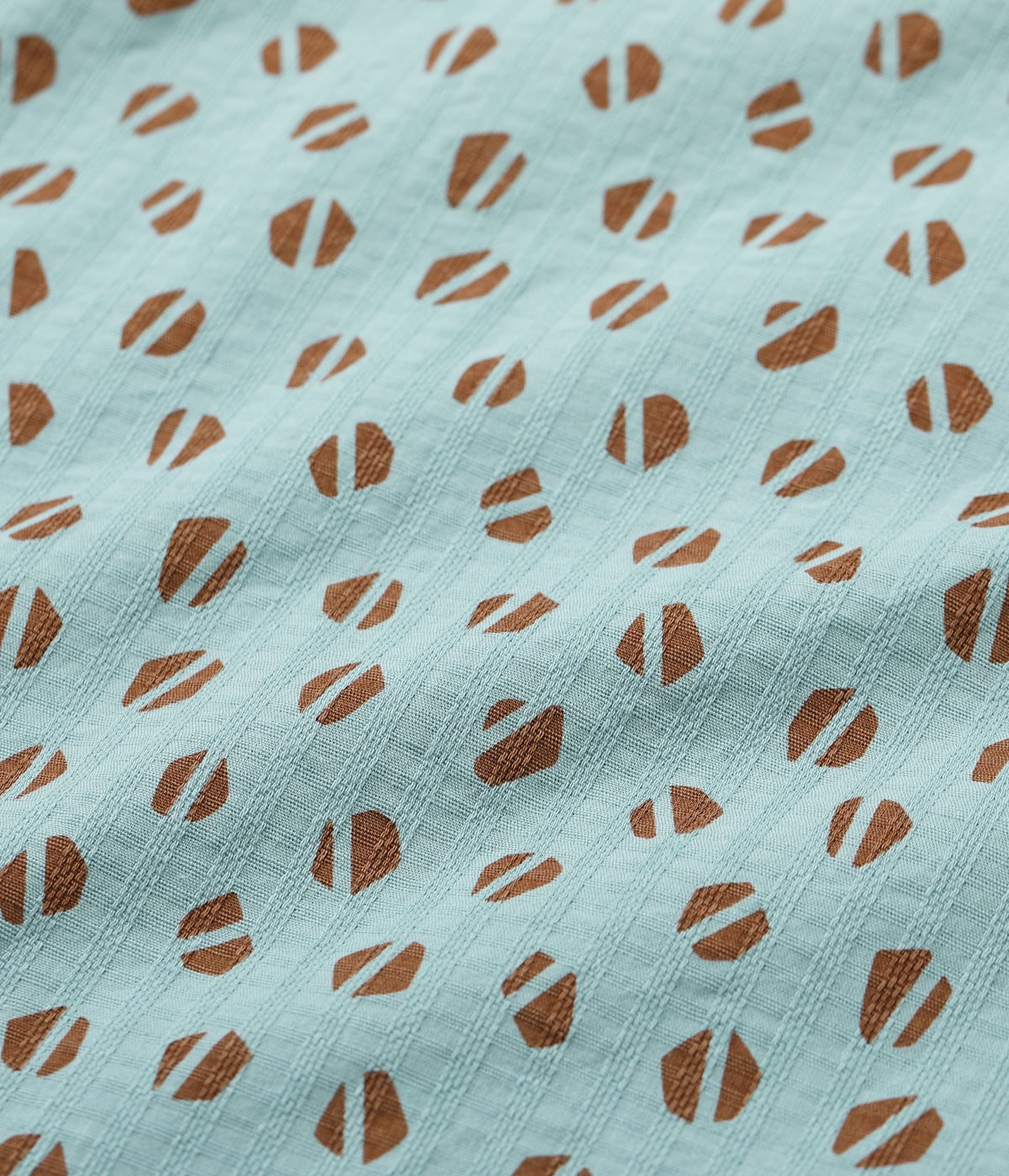 DOBBY COTTON OPEN SHIRT “BLUE MOUNTAIN”