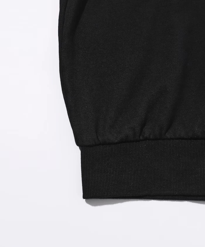 Front Print Crew Neck Sweat FIRST / Relaxed Fit