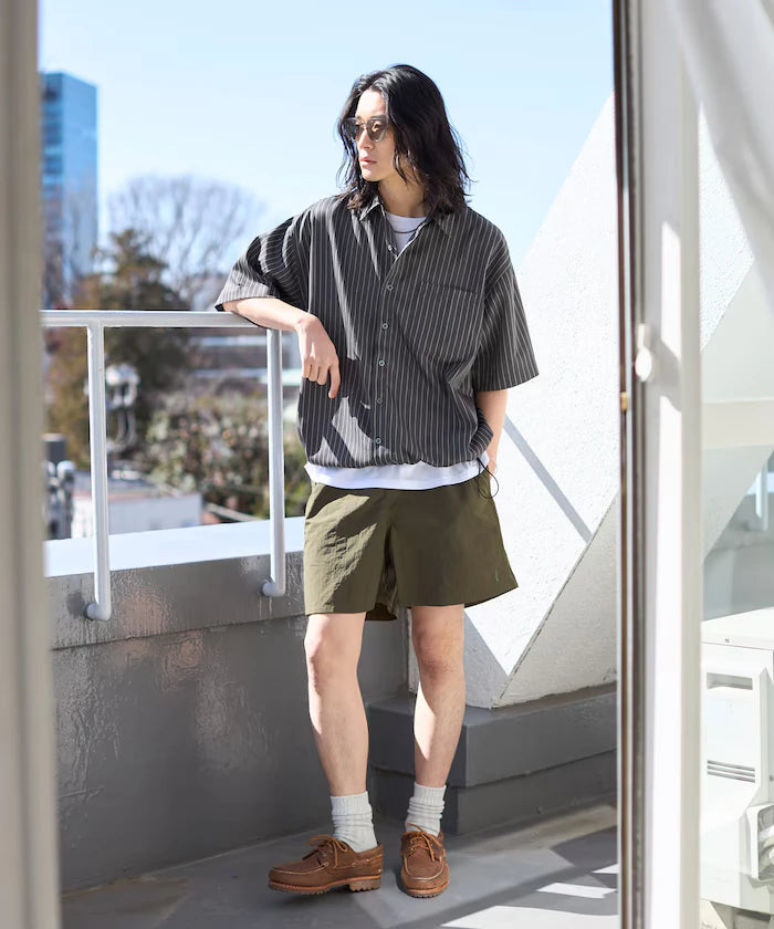 Nylon Short Length Baggy Shorts