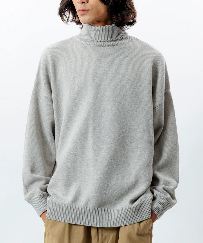 Relaxed Fit Easy Care Washable Turtleneck Knit