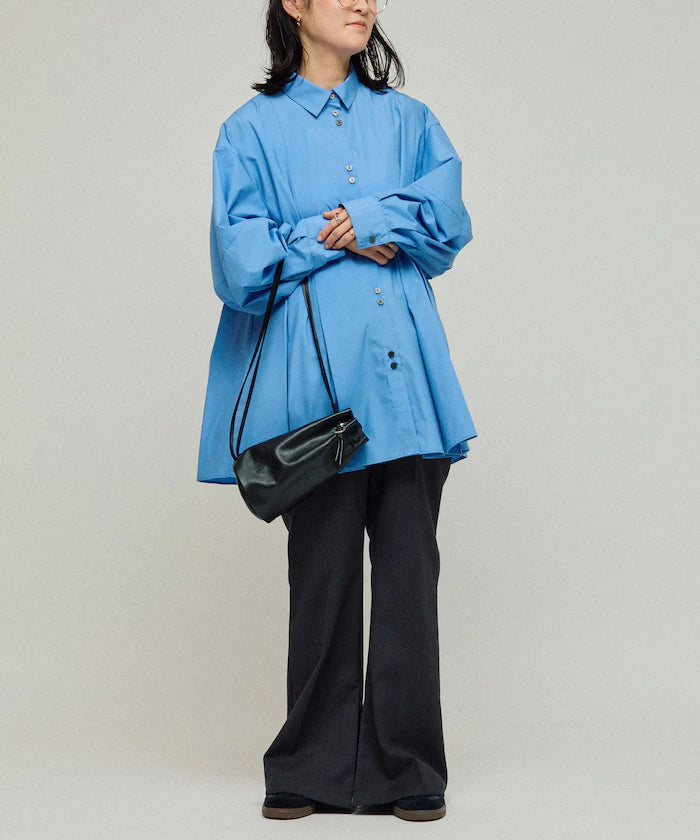 Box Stack Balloon Sleeve Long Sleeve Shirt