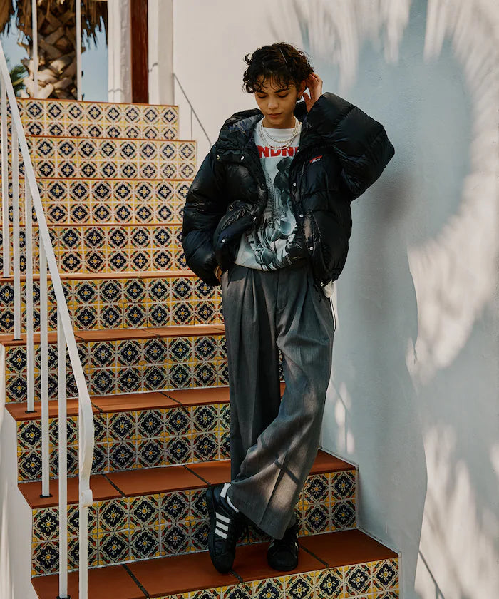 Tuck Wide Slacks Pants