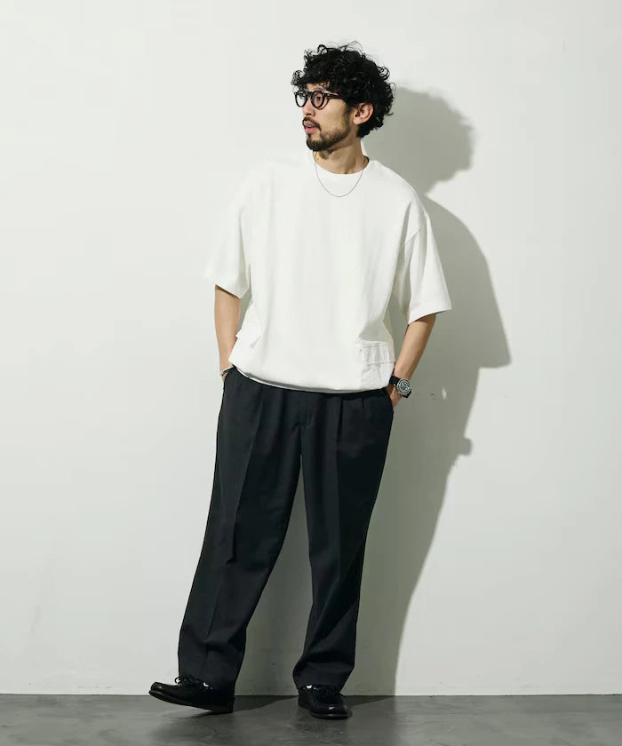 6 Ounce Side Pocket Spindle Short Sleeve T-Shirt / Big Silhouette