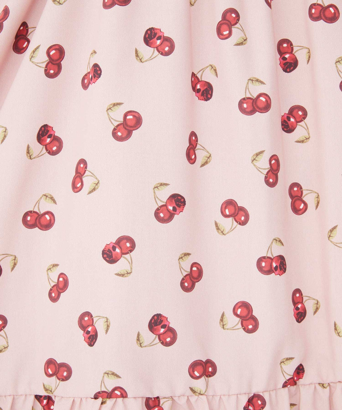 Skull Cherry Pattern Camisole Dress