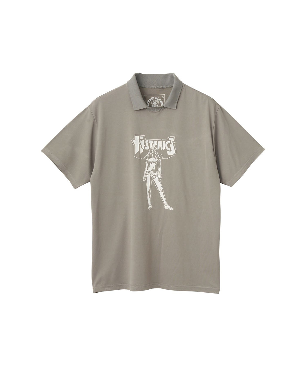 Bad Ass Mama Polo Collar Functional T-Shirt