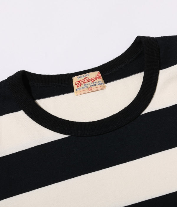 WHITESVILLE 30/2 BORDER T-SHIRT (SHORT SLEEVE)