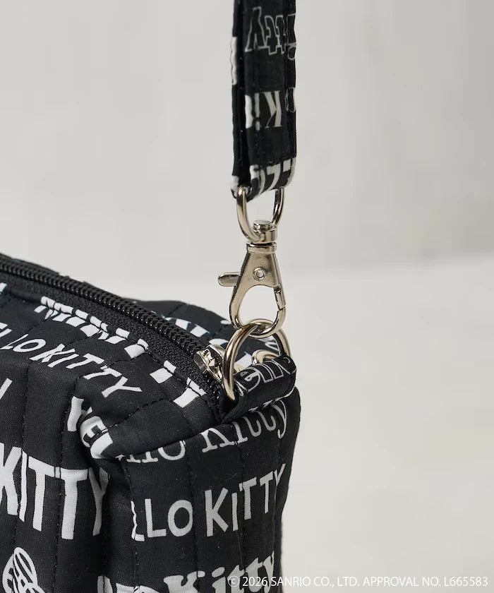 Hello Kitty All Over Print Quilted Pouch