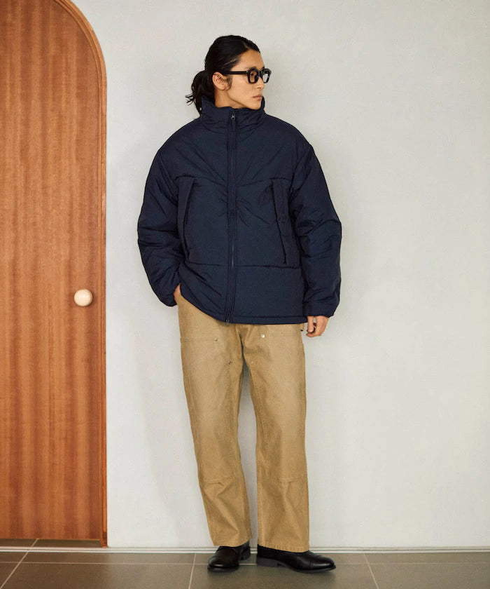 PRIMALOFT PUFF JACKET / Primaloft Stand Collar Puff Jacket / Insulated Blouson