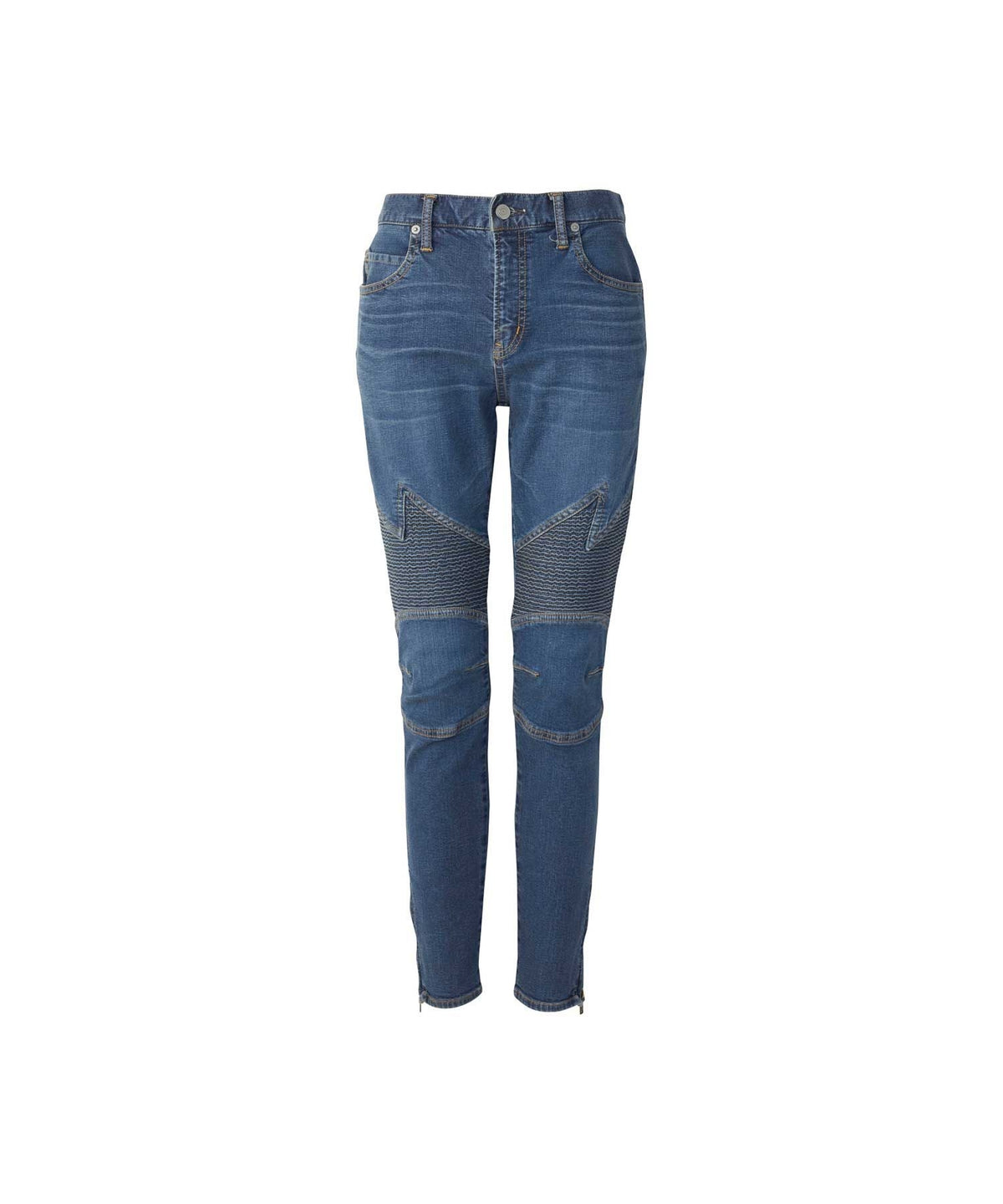 Box Logo Shirring Denim Pants