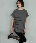 Organic Cotton Shirring Logo T-Shirt