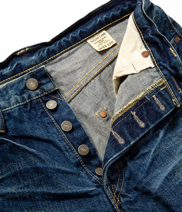 14oz. SUGAR CANE FIBER DENIM “LONE STAR JEANS” 10 YEAR AGED