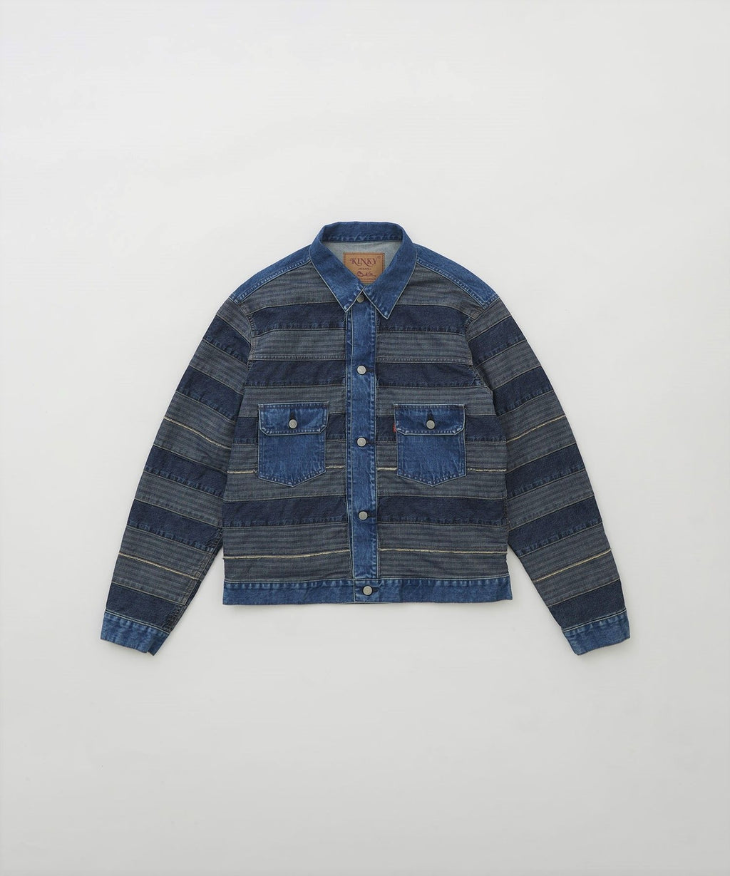 HYSTERIC BOOTLEG/Scratch Denim Jacket