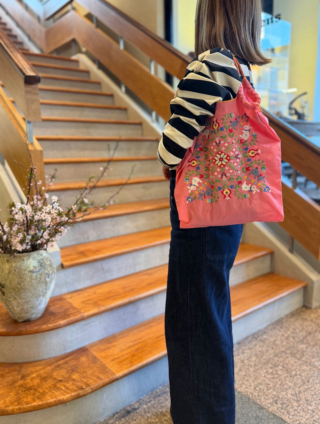 WITH FLOWER(Rabbit and Flowers)M#35L/PINK-301074
