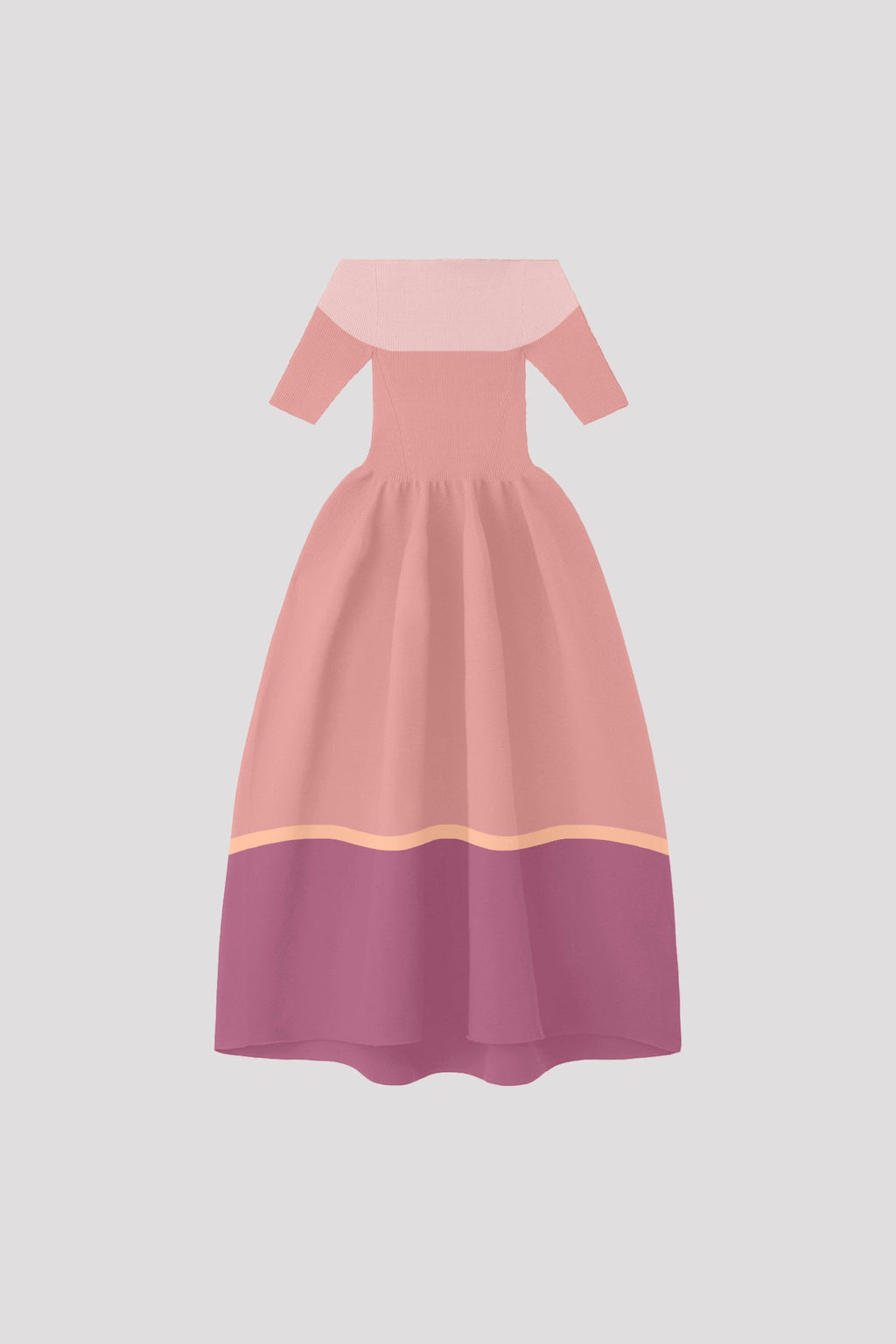 POTTERY HS OFF SHOULDER SHORT SLEEVE DRESS