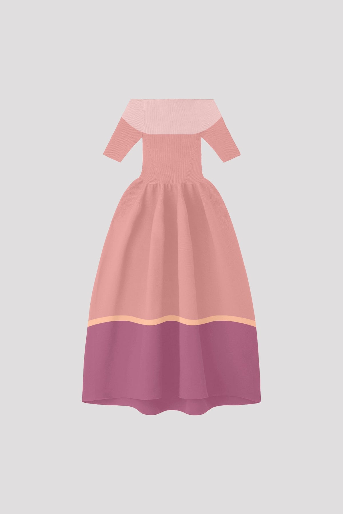 POTTERY HS OFF SHOULDER SHORT SLEEVE DRESS