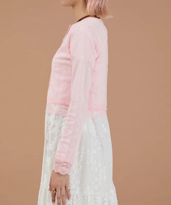 Eyelet Lace Cardigan